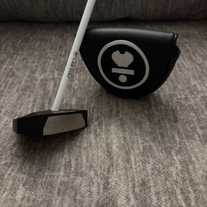 LAB Golf Black 34" RH Putter w/White Accra Shaft 69* lie 2* w/White grip